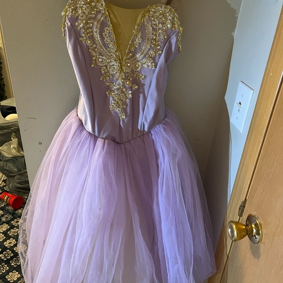 Dance Favorite SA Nutcracker Flowers Purple Dress Dance Costume Used - Picture 2 of 3